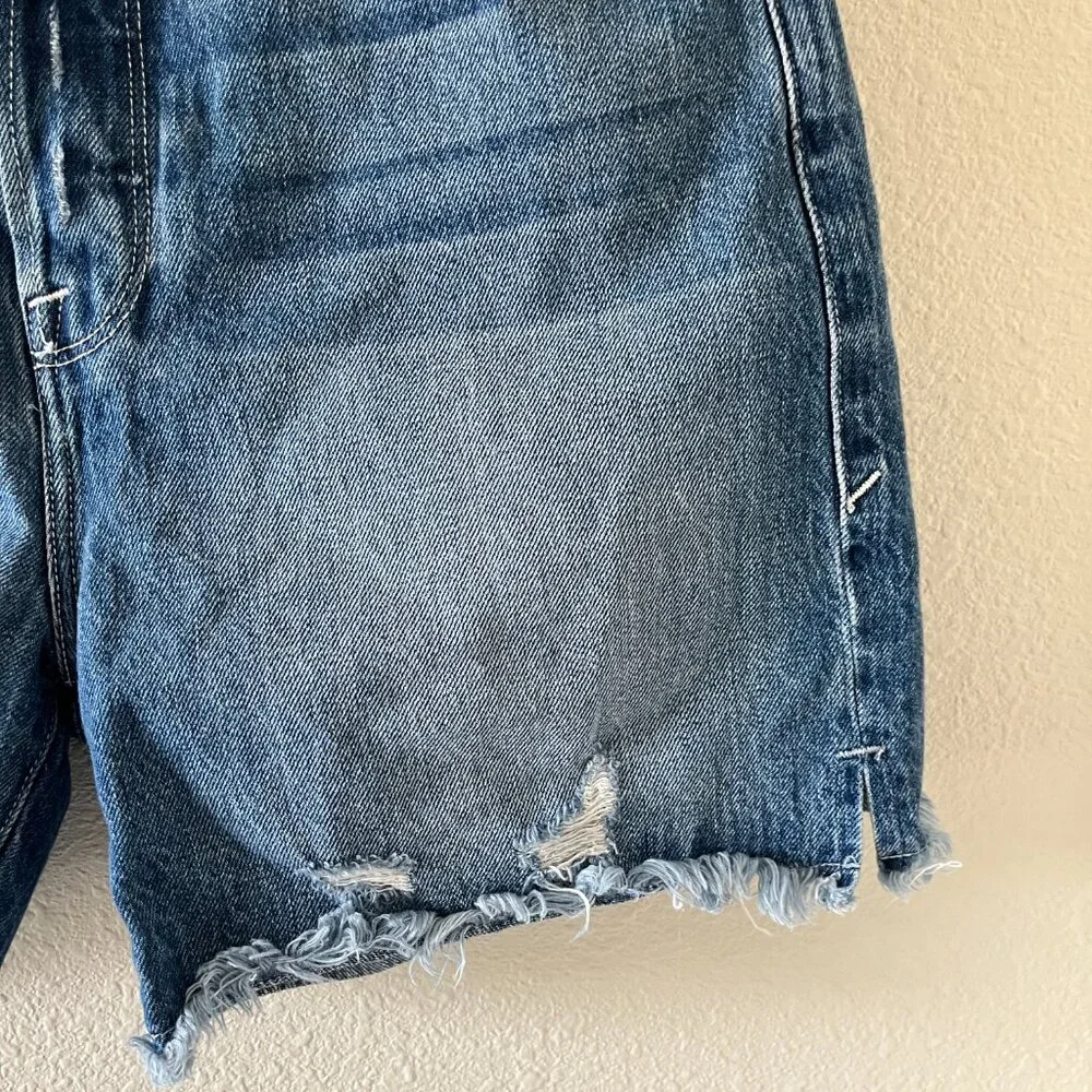 Good American High Waist Cutoff Jean Denim Shorts Size 2/26 - Picture 5 of 9